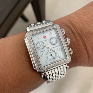 Michele Diamond Deco Watch and Deco Band